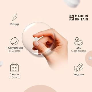 Vitamina K2 MK7 200µg, Vegana, 1 Compressa al Giorno, 1 Anno di Fornitura, 365 Compresse da 5 mm, K2 Vitamina, Menachinone, Integratore Privo di Magnesio Stearato e Glutine, Prodotto nel Regno Unito