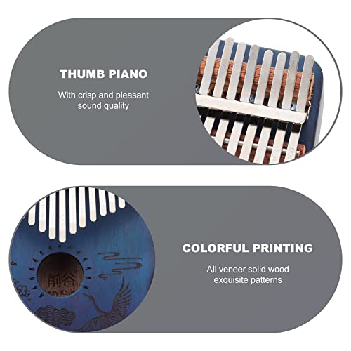 BIENKA 1 Set Pouce Piano Portable Kalimba Doigt Piano Professionnel Kalimba Bleu Piano - Les Beatles, Paul McCartney, John Lennon, RIngo Starr, George Harrison BIENKA 1 Set Pouce Piano Portable Kalimba Doigt Piano Professionnel Kalimba Bleu Piano – Image 4
