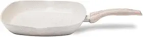 Brinox - Grill Ceramic Life Sirius 28cm Brinox com Indução - Vanilla