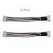 SoloGood 10PCS JST-XH 2S/ 3S/ 4S/ 5S/ 6S Battery Balance Plug Extension Lead 22AWG Silicone Wire Balance Leads Extension Cable for LiPo Batteries Balance Charging(Each Size 2pcs)