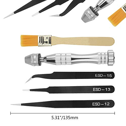 WMYCONGCONG 38 Stück Gundam Model Tools Kit Modell Basic Tools Bastelset Hobbybau Bastelset zum Modellbau Bauen Reparieren Befestigung