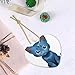 Christmas tree Ceramic hanging Love Pendant YYHWHJDE Smurf Kitten Prints Designed specifically for holiday 3.12x3.12in