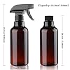 Hethyo Plastic Spray Bottles Empty Spray Bottle 16.9oz/500ml 2 Pack Heavy Duty Spraying Bottles Mist/Stream Water Bottle for Cleaning Solutions, Essential Oils, Hair (Amber) #4