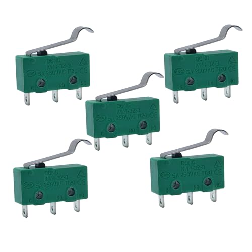 5Pcs KW4-3Z-3 Brush Roller and Height Adjustment Lever Vacuum Micro Switch