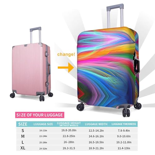 Housse de bagage élastique avec fermeture éclair pour valise format XL - 6