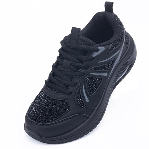 Image of QAUPPE Womens Walking Shoes with Arch Support Athletic Orthotic Sneakers for Women Foot Pain Relief