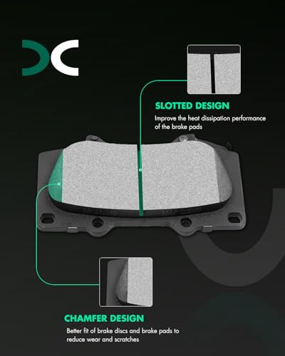 Image of SCITOO Front 12.55 inch Brake Pads and Rotors Kits Fit For Toyota For Sequoia 2001-2007,For Toyota For Tundra 2000-2006