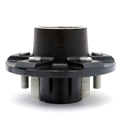 Ucut Set Of 2 Trailer Hub Kits,5 Bolt On 4-1/2" Bolt Circle,Trailer Hub Kit - For 1-3/8" Inner / 1-1/16" Outer Tapered Spindle #TOP3