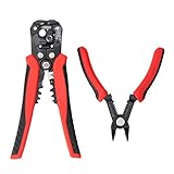 Wire Stripper Tool Wire Cutters Wire Strippers Electrical Wire Stripping Snips Wire Pliers Wire Crimping Tool Wire Crimper Cable Stripper Heavy Duty Wiring Tools Multi-Function Hand Tool