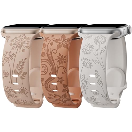 Bracelet en silicone gravé Apple Watch pour accompagner vos séances de yoga et de sport