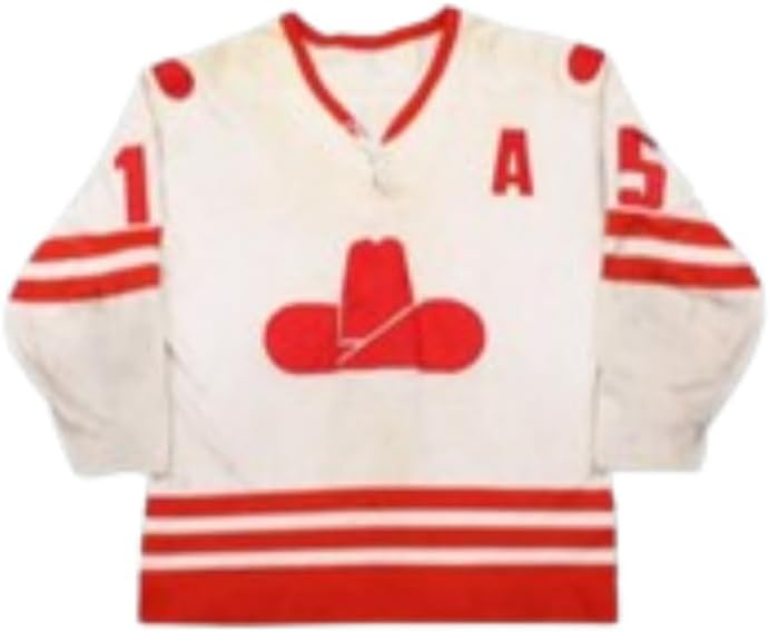 Calgary Sewn White Hockey Jersey Any Name Number