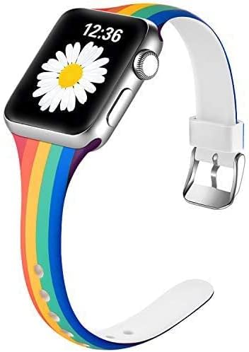 Laffav Compatible with Apple Watch Band 40mm 38mm 42mm 44mm iWatch SE & Series 6 5 4 3 2 1 for Womens girl