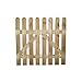 Cancello Cancelletto Recinzione In Legno Impregnato Autoclave 100X100H Cm - 3