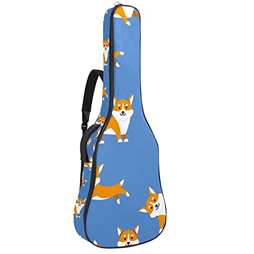 Sac de transport pour guitare basse folk réglable et anti-rayures