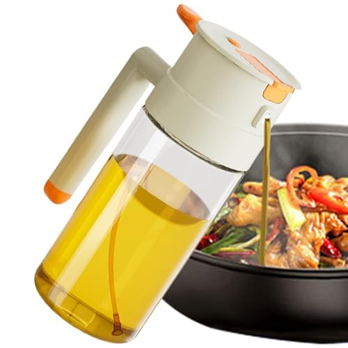 Fmzrbnih Pulverizador de de cocina Accesorios para freidora de aire recargable 2 en 1 de 650 ml, dispensador de en aerosol para cocinar, para ensalada, barbacoa, hornear, freír,