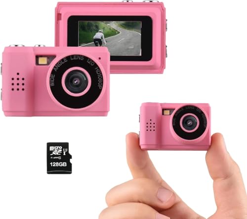 デジタルカメラ Mian Amazon | LCDスクリーン付きミニデジタルカメラLEDフラッシュ1080Pフル