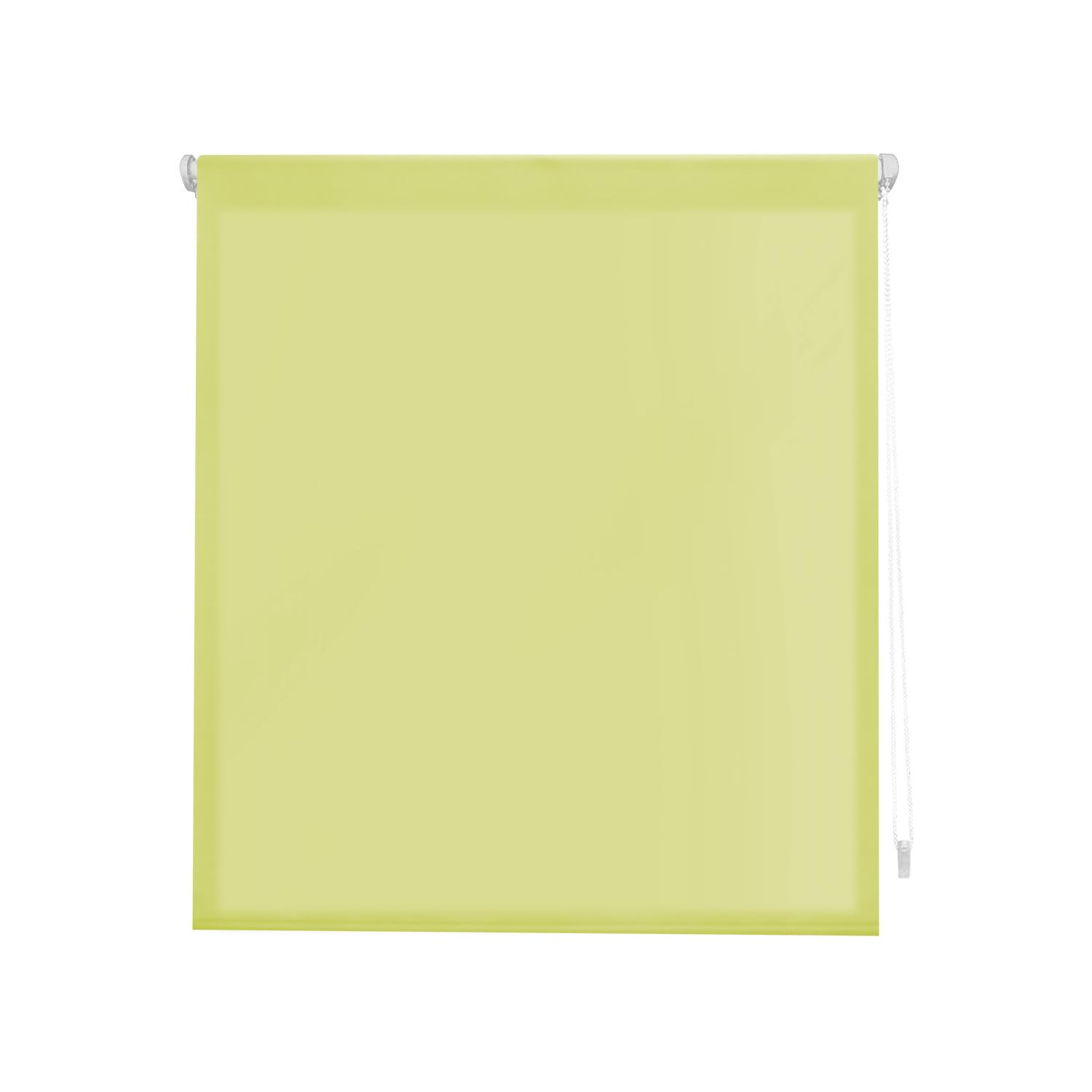 Decorblind | EasyFix Translucent Roller Blind, No Tools and No Drilling, Blind Size: 37 x 180 cm Width x Length/Fabric Dimensions: 34 x 175 cm – Plain Pistachio Blind, Window Blinds