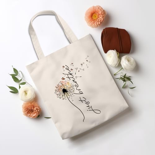 Bolso Tote Canvas con Decoración de Leopardo y Flores miniatura 6