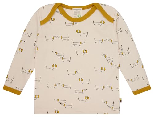 Shirt Langarm mit Druck, GOTS Zertifiziert