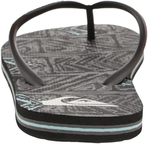 Quiksilver Men's Molokai Highlite Arch Flip-Flop, Black/Grey/Black, 11 | Image 2