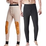 2. [Absorption de l'humidité]: Transpirez de votre corps, vous garder sec et confortable. Nos fonds thermiques pour hommes seront parfaits comme thermiques de ski, sous-vêtements thermiques quotidiens, pyjama et couche de base.