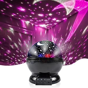 Funmo Projecteur Ciel Etoile LED, Projecteur Galactique avec Télécommande, Projecteur Galaxie Veilleuse Enfant Projecteur, Lumiere Projecteur Ciel Etoile,Projecteur Ciel Etoile pour Chambre Party