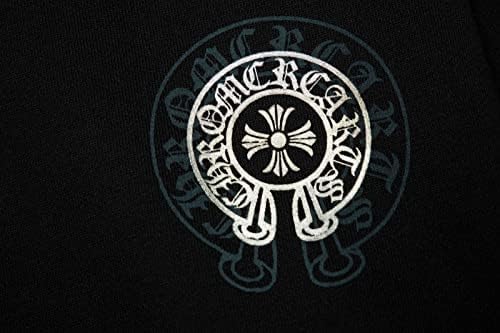 Amazon クロムハーツ 新ホースシュークロスゴーストプリント男女ジャージ長袖ユニクスジャージ丸首ニットパーカーカップルアイテム上着 2 M トレーナー パーカー 通販