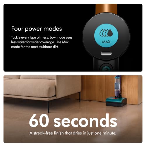 Dyson Clean+Wash Hygiene Wet and Dry Cleaner for Hard Floors - Cordless, 70 Minutes Run time, lays Flat, Anti-Tangle, self-Cleaning Roller, Drying Dock - image 7