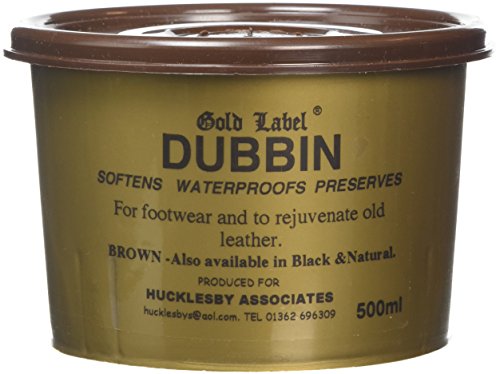 Gold Label Dubbin Waterdichte bescherming voor lederen artikelen, 500 g, bruin