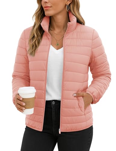 TACVASEN Women's Puffer Jackets Quilted Packable Puffy Coats