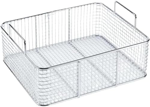 HongzyFirm フライヤーバスケット ステンレス製フライバスケット フライネット 揚げ物ネット 揚げ物スキマー 業務用フライドポテト用揚げ物バスケット ステンレス製 家庭用・キッチン・業務用 フライヤー用水切りかご フライドポテトやチキンなどに適して