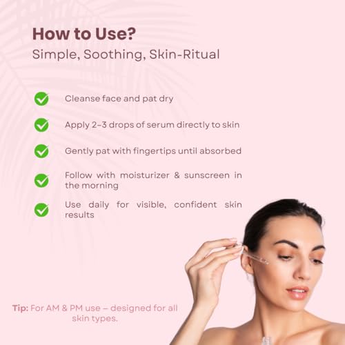 Image of Radiance Renewal Face Serum with Niacinamide, Vitamin C & Hyaluronic Acid | Brightens Skin, Evens Tone & Improves Texture | For All Skin Types | 30ml