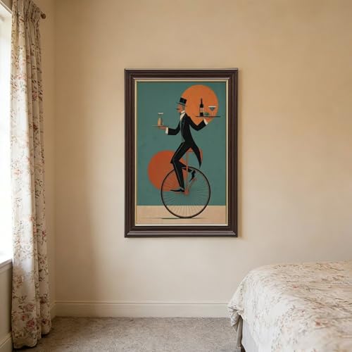 Poster monocycle pour mur vide : la solution déco salon et chambre