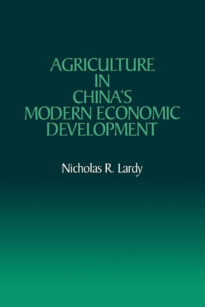 Agriculture China's Economic Devt
