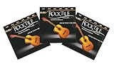 Dans un emballage transparent Cordes Rocktile pour Guitare Classique Super Light Pack de 3