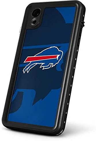 Skinit Waterproof Phone Case Compatible with iPhone XR - Officially Licensed NFL Buffalo Bills Double Vision Design
