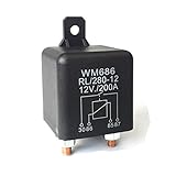 batterie trennrelais 12v 500a Nennspannung: 12V Nennstrom: 200A. Spitzenstrom 240A.