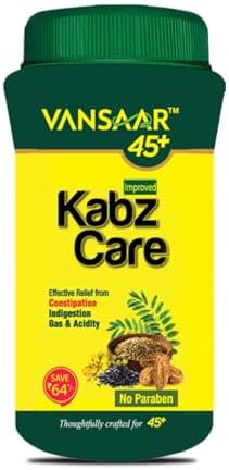 Baidyanath Vansaar KabzCare | Relieves Constipation & Indigestion | Non Habit Forming 100% Safe Ayurvedic Laxative Powder to Cure Digestive Problems - 200g