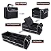 Foldable large-capacity car trunk storage box with heat-insulating and leak-proof refrigerated bag (With an insulated box)