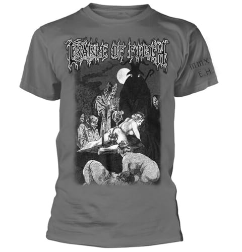 Cradle of Filth Black Mass S-XXL oficial preto metal t-shirt nova, Cinzento escuro, 3XL