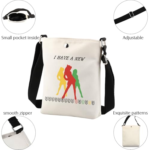 BNQL Musical Crossbody Bag Lover Musical Theater Gifts I Have a New Favourite Colour Musical Theatre Handbag3