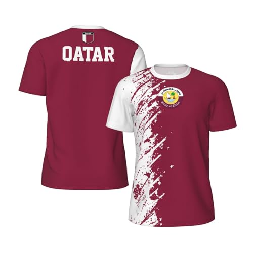 Chemise d'entraînement col rond pour homme vêtements de sport personnalisés qatar