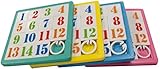  Schiebe-Puzzle Zahlen - EINZELN