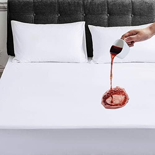 Cozynight Full Size 100% Waterproof Mattress Protector, Breathable, Noiseless, Mattress Cover, Fitted 10"-18" Deep Pocket Bed Cover - Vinyl Free