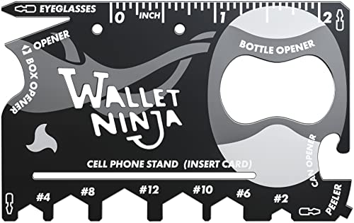 The OG wallet multitool that's been a reliable stocking stuffer for a decade — 18 tools, wallet-thin, and actually useful.
