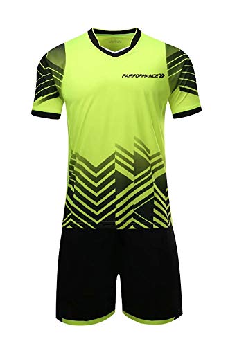 PAIRFORMANCE Boys' Soccer Jerseys Sports Team Training Uniform| Age 4-12 |Boys-Girls-Youth Sport Shirts