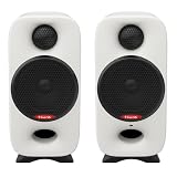 NUX AXON 3 Studio Reference Monitor,3/8" Mounting Socket, 4-Pin Connector,Advanced DSP, Flexible Audio I/O,90W Bi-Amp Power with 3" Woofers,Magnetic Footpads,Acoustic Correction EQ APP