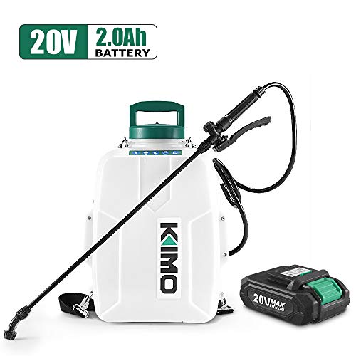 KIMO 3 Gal. 20V Li-Ion Battery Powered Backpack Sprayer w/ 2.0Ah Battery&Charger, 2