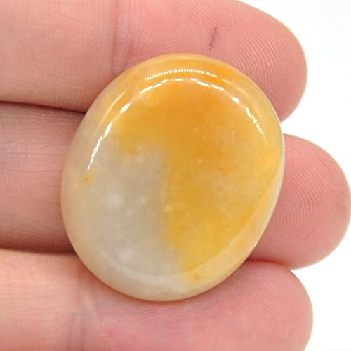 25x23mm piedra preciosa natural cristales minerales palma gema, amarillo jade