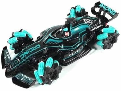 IDENSIC Rc Car Toys for Kids High Speed Racing Car 2.4G Wireless High Speed Remote Control Racing Car 1/18 RC Car with Lighting, Spray and Drift Racer Best Toy